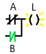  Ladder Diagram of NAND Circuit
