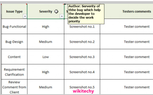 Bug Report Template