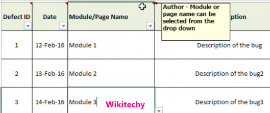 Bug Report Template