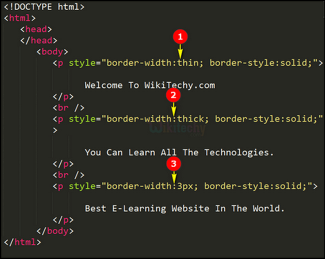 css border color