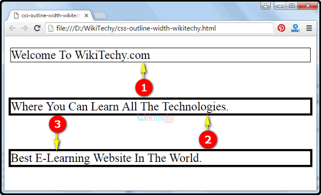 css double