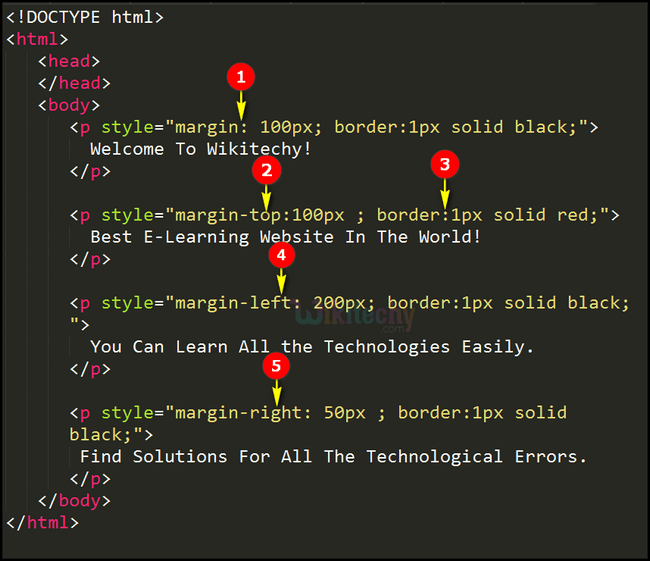 css margin bottom