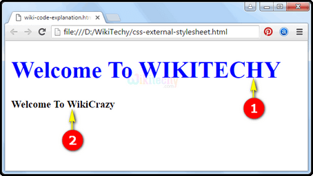 link external css