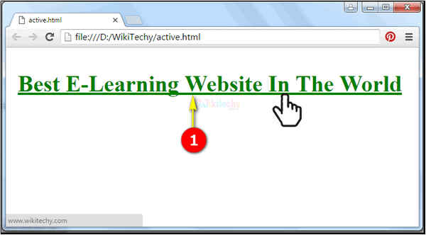 Output2 CSS A Active