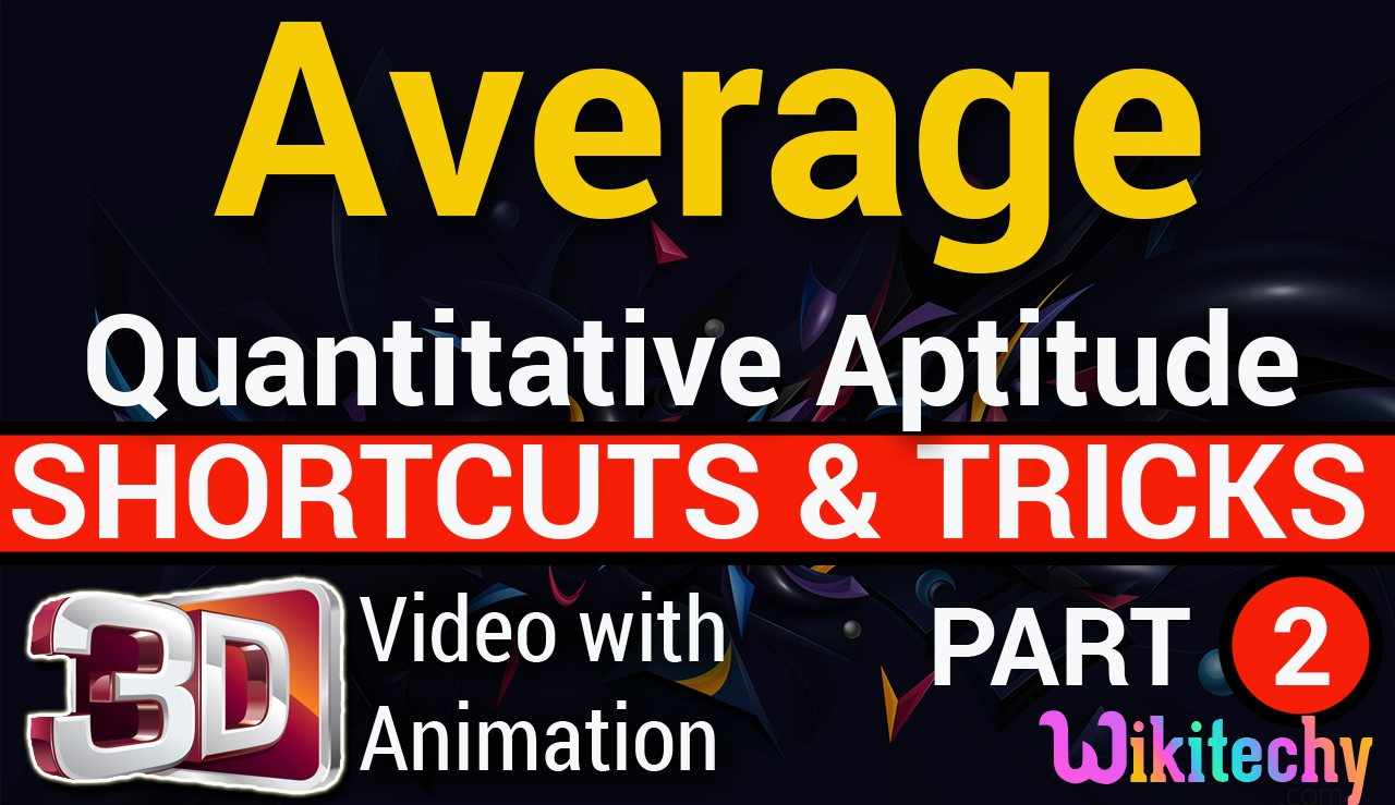 Average Quantitative Aptitude Intreview Questions and Answers Part 2