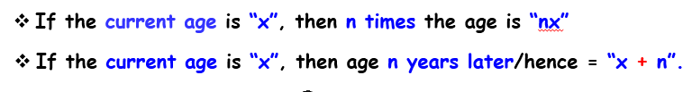 Problems On Ages Formula1