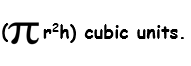 Volume and surface area Formula