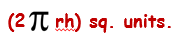 Volume and surface area Formula