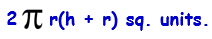 Volume and surface area Formula