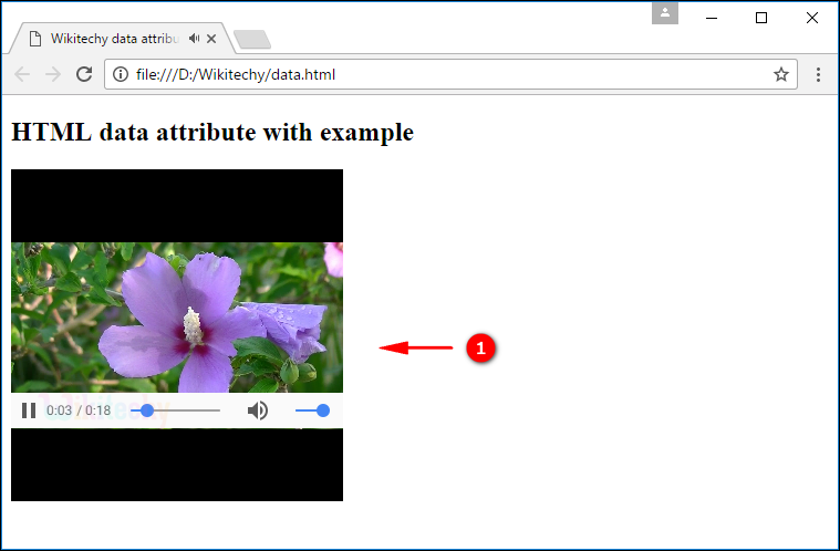 data Attribute Output