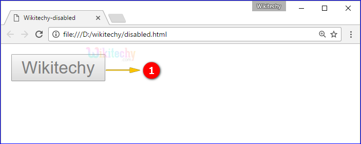 disabled Attribute Output