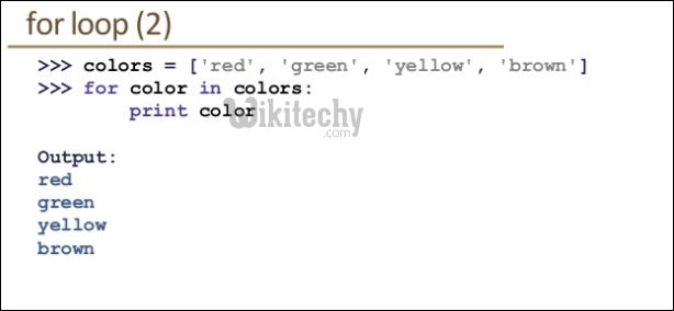 for loop coding