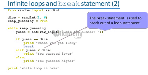 break statement