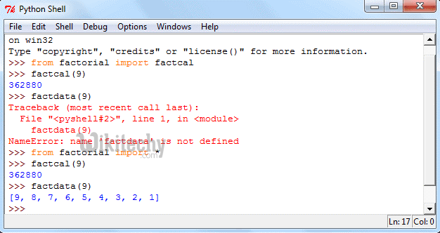 python module 