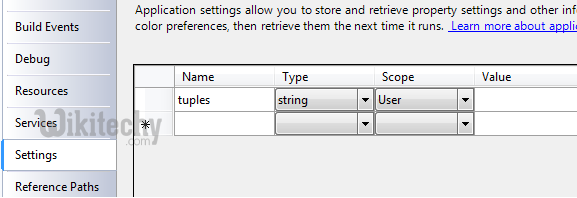  tupule-settings